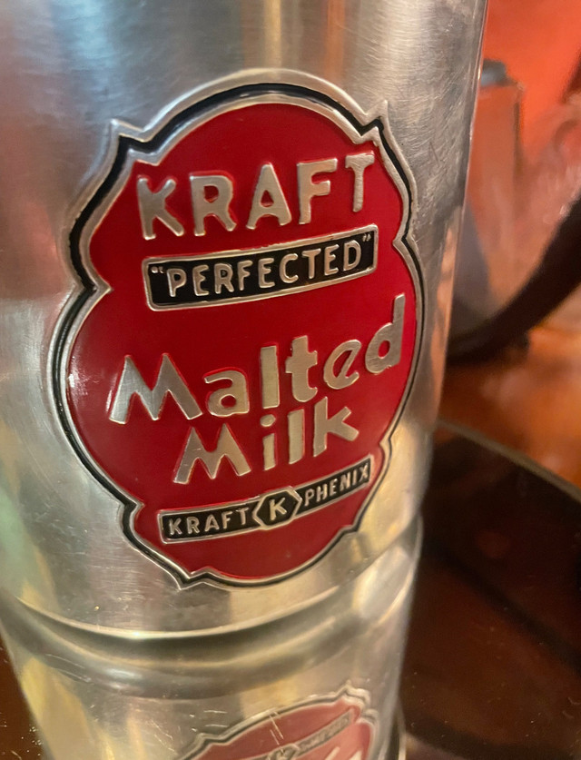 Vintage Kraft malted milk soda tin in Arts & Collectibles in City of Toronto - Image 2