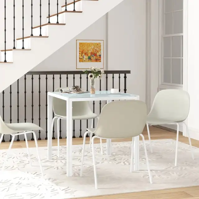 Square Kitchen Table for 2-4 People, Dining Table with Glass Top in Dining Tables & Sets in Markham / York Region - Image 8