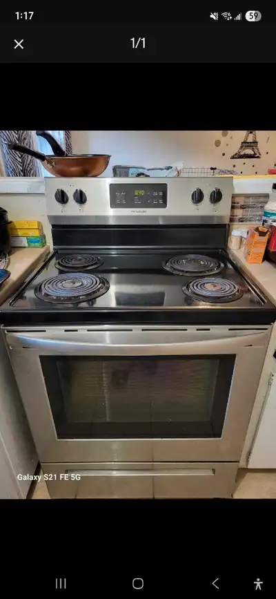Frigidaire stove, View more