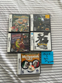 Nintendo DS game lot Pokémon and Scooby Doo are game cases, but 