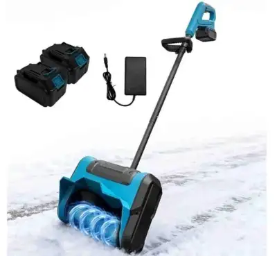 Rayleey Cordless Snow Shovel with Two 4.0AH Battery and Charger,, View more