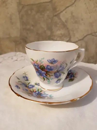 Royal Sutherland Tea Cup and Saucer, View more