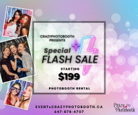 FLASH SALE !photobooth rental