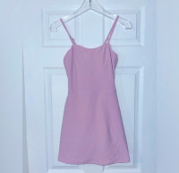 ALOSOFT COURT SIDE TENNIS DRESS IN SUGAR PLUM PINK