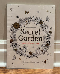 Secret Garden Artists Edition -Drawings to Colour *NEW*