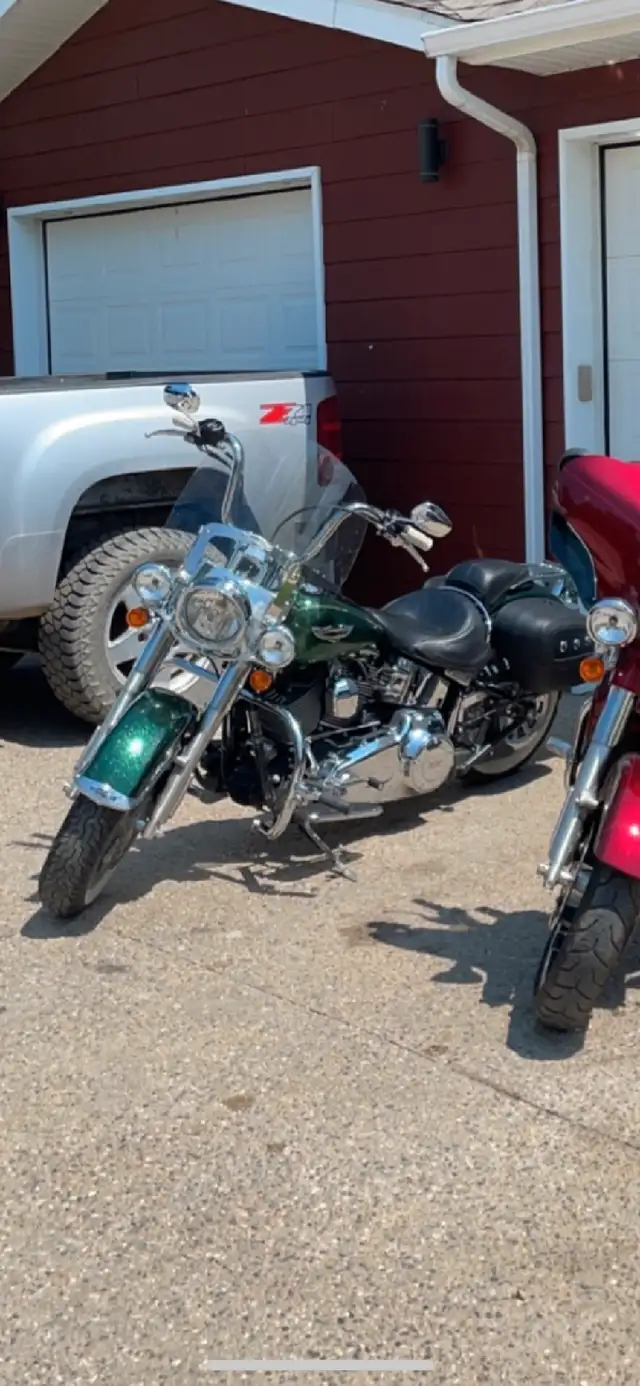 2013 soft tail deluxe low.km in Touring in Regina - Image 4