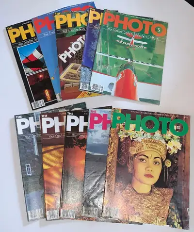 Vintage 1981 ‘The Photo’ Photography Magazines – Issues 1-10, View more