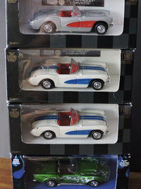 1/43 Scale Corvettes