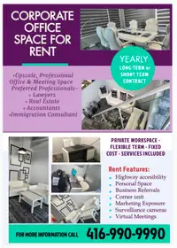 Office space for Rent !! 2 mins Drive from Highway !! Best Area