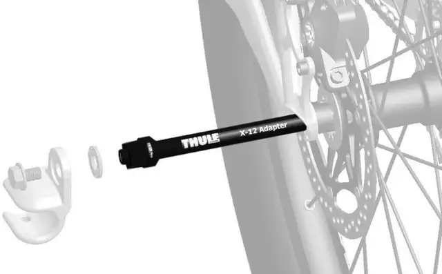 Thule Syntace X-12 Bike Trailer Axle Adapter in Other in Moncton - Image 4