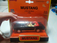 Vintage 90s New Ray Open Top 1964 Ford Mustang Convertible black
