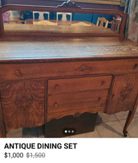 ANTIQUE DINING SET