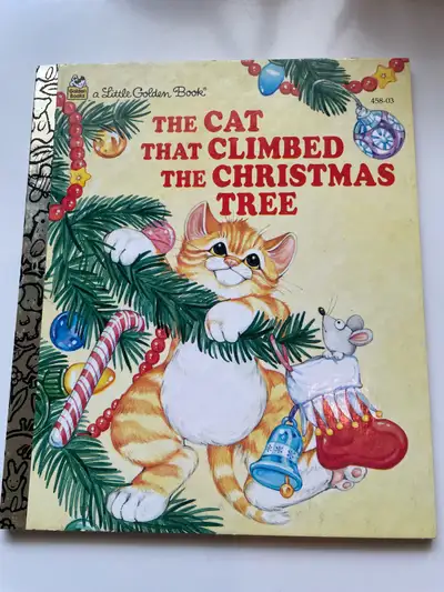 Vintage “The Cat that climbed the Christmas Tree” Book, View more