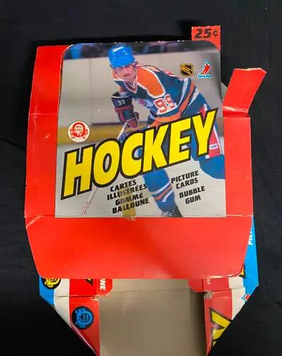 Empty 1982-83 O Pee Chee Hockey Card Box, View more