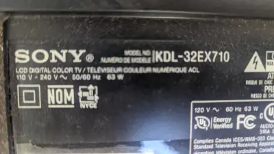 TV Sony KDL-32EX710, View more