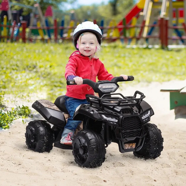 Aosom Kids Ride-on ATV Quad Bike Four Wheeler Car with Music, 6V in Kids in Oshawa / Durham Region