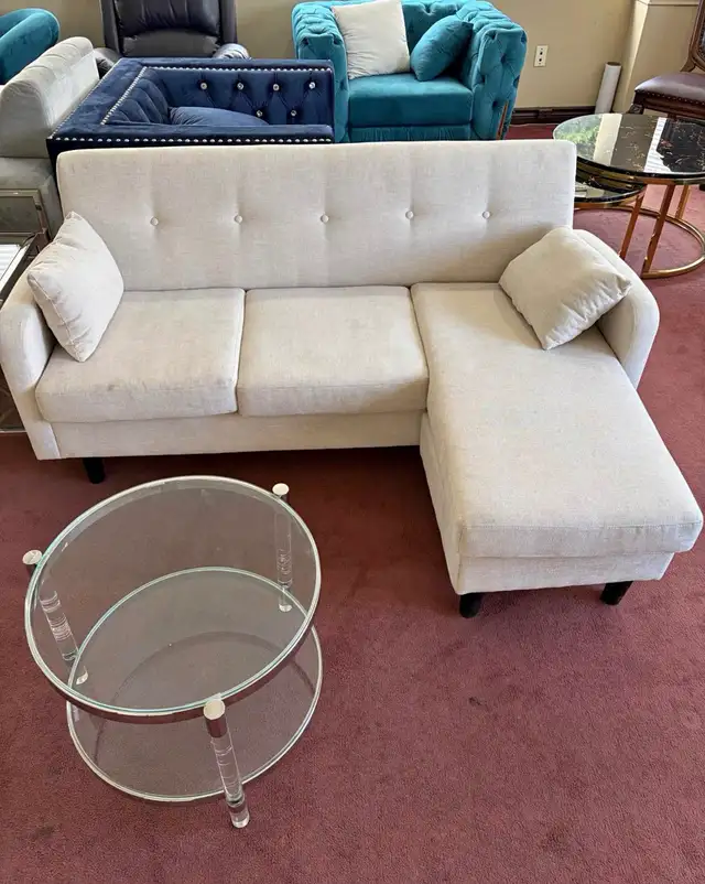 Beige Sectional Sofa (No Tax)