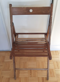 Ikea Folding wooden chair FRÖSVI