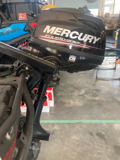 Mercury 4 Stroke. Only used about 6 times and I sold the boat. Mechanically virtually like new. Long...
