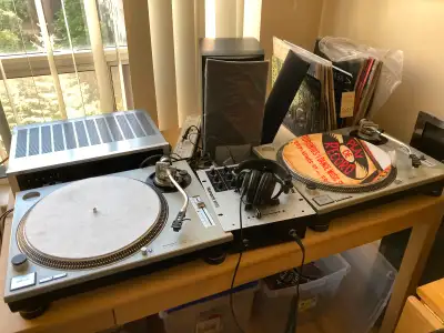 DJ system: turntables, etc., View more