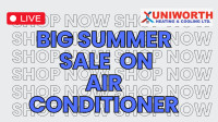 EARLY-MONTH SALES FOR AIR CONDITIONERS WITH INSTALL AND WARRANTY