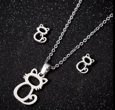 Cat Jewellery Set, View more
