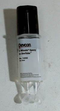 NEW Devcon 14250 / 5 Minute 25ml Epoxy Liquid in Dev-Tube