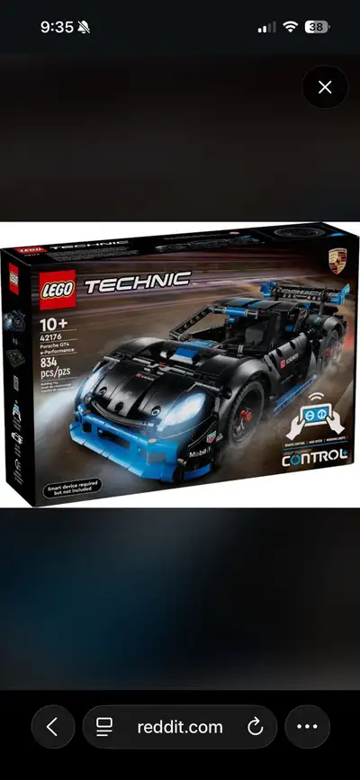 For sale is brand new in box Lego Technic remote control Porsche GT4 with working lights. $180 obo S...