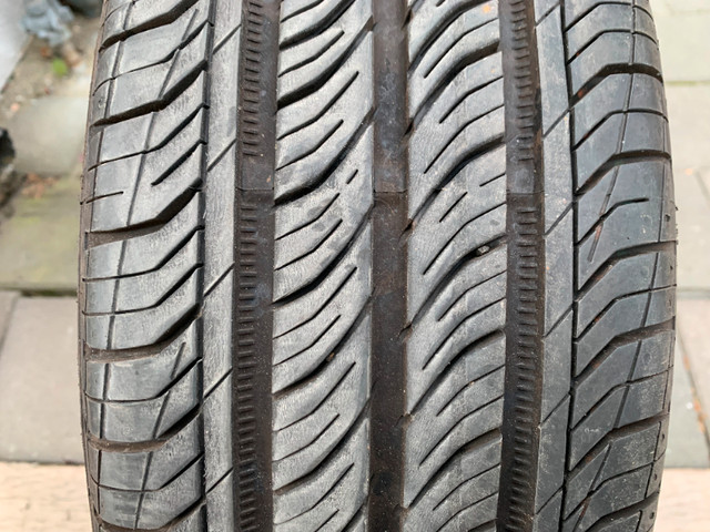 1 X single 185/60/15 84T M+S Continental pro contact TX with 85% in Tires & Rims in Delta/Surrey/Langley - Image 2