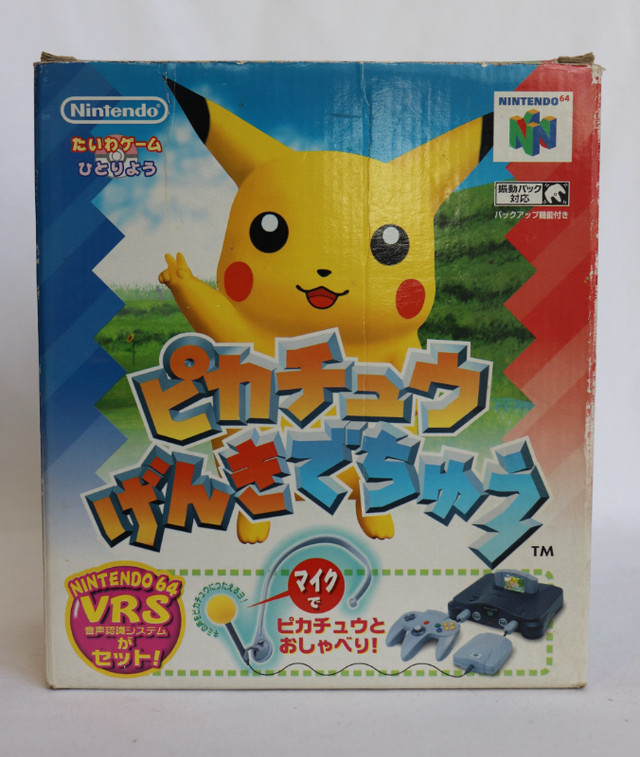 Hey You, Pikachu! Nintendo 64 Japanese Game Used CIB Pokémon N64 in Older Generation in Bedford