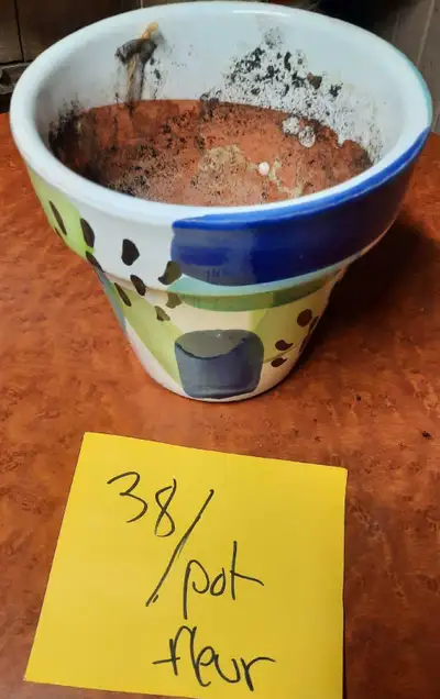 3$ ce pot à fleur