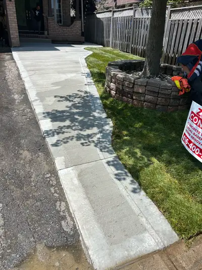 For any type of concrete please contact Zoray construction at 4164005909