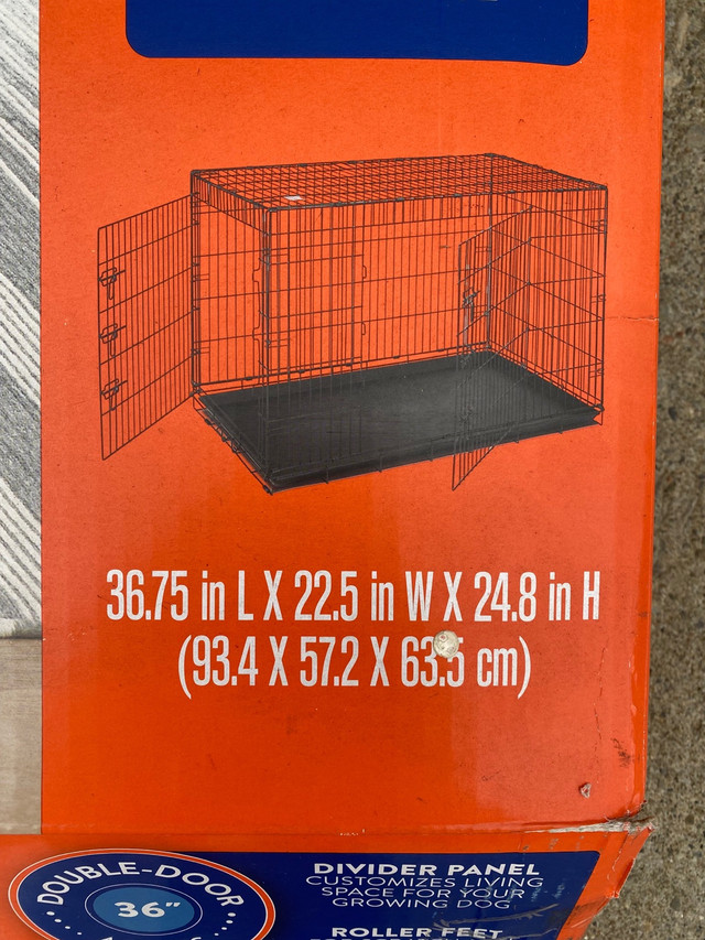 36” Folding Dog Crate  in Accessories in Mississauga / Peel Region - Image 2