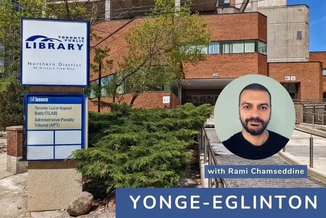 Meditation class at Yonge and Eglinton