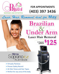 Laser Hair Removal, Massage, Facial, Threading and Waxing.