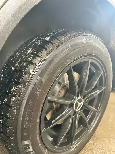 Whole set, 4 Tires with rims. Only used for 3 winter seasons. Quite NEW! Very good condition!