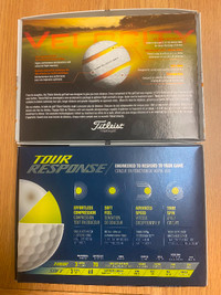 New Golf Balls / Taylormade & Titliest