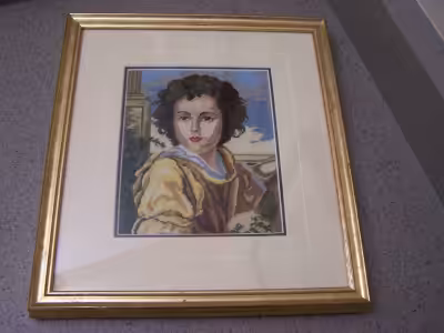 I have a beautiful 11 x 12 inch cross stitch THE GOOD SHEPPARD framed - done by my Grandmother 1992