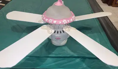 Hunter 4 blade Ceiling Fan White & Pink, View more