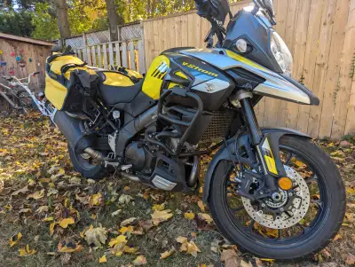 $9500 firm. No negotiations. Mint condition, low kilometer Vstrom 1000. The perfect sport adventure...