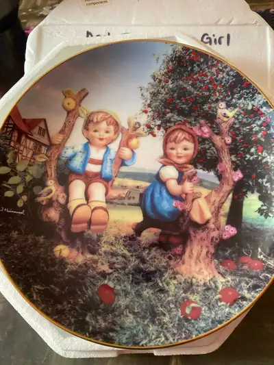Hummel collector plate “apple tree boy and girl “, View more