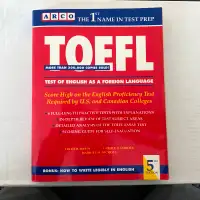 TOEFL Test of English as Foreign Language ESL textbook  book