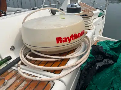 Ray, Marine, radar dome and cable Circa 2000 Was in reliable service until it was replaced with a fu...