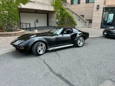 Road race inspired 1971 Corvette. Beautiful and fast. Full Vette brakes suspension,lowered with fibr...