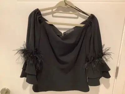 Haut bustier épaules dénudées / off the shoulder bustier top, View more