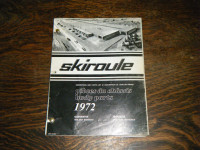Skiroule 250, 300, 340, 440, 447 Snowmobile Parts Manual 1972