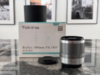 Tokina Reflex 300mm F6.3 MF Macro Lens