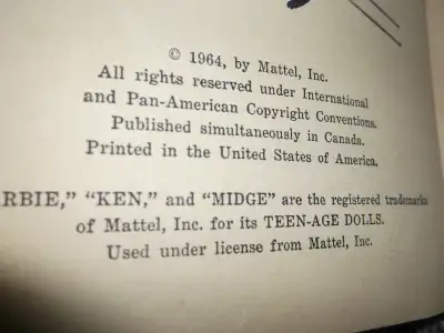 Great items for the person who collects BARBIE memorabilia!!! "Barbie" Items for sale--- TWO (2) "BA...