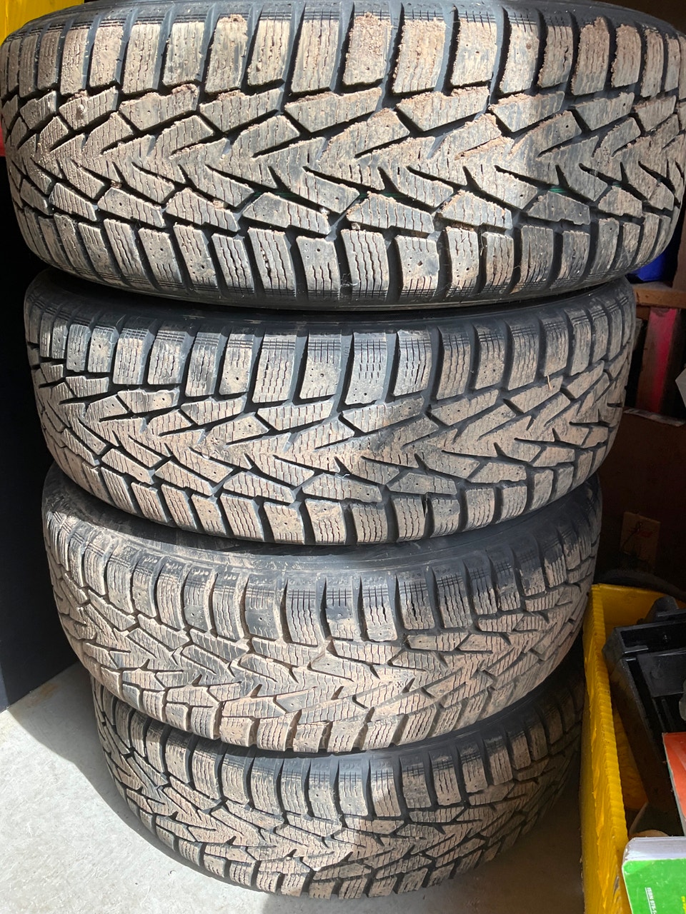 4 x Nokian Nordman7 Winter tires on rims: 195/65/R15 VW Mk4 | Tires ...