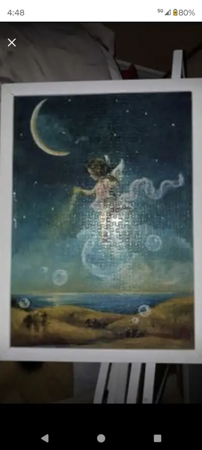 print Painting reproduction glued puzzles Framed L6Y4R5 , View more